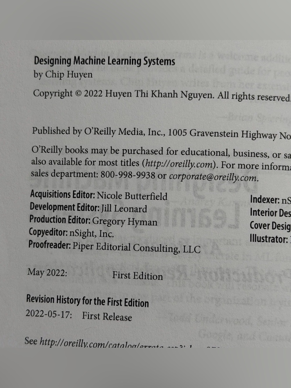 Designing Machine Learning Systems By Chip Huyen English Paperback Book O’Reilly - Picture 3 of 10